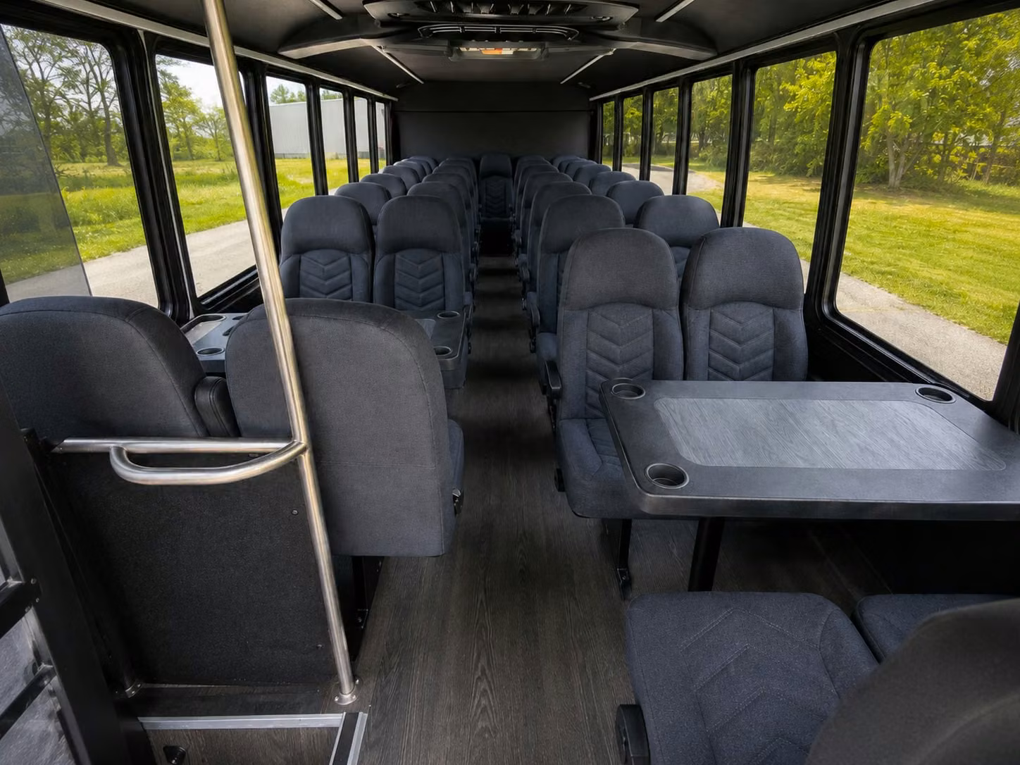 18 passenger minibus interior