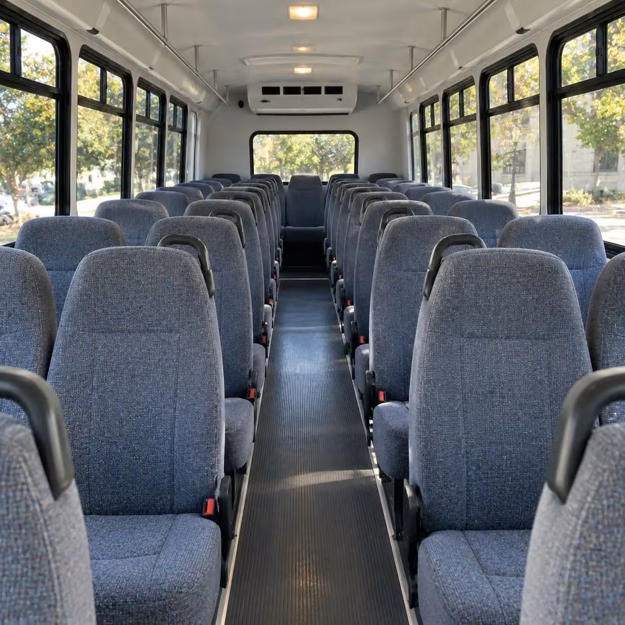 25 passenger minibus interior