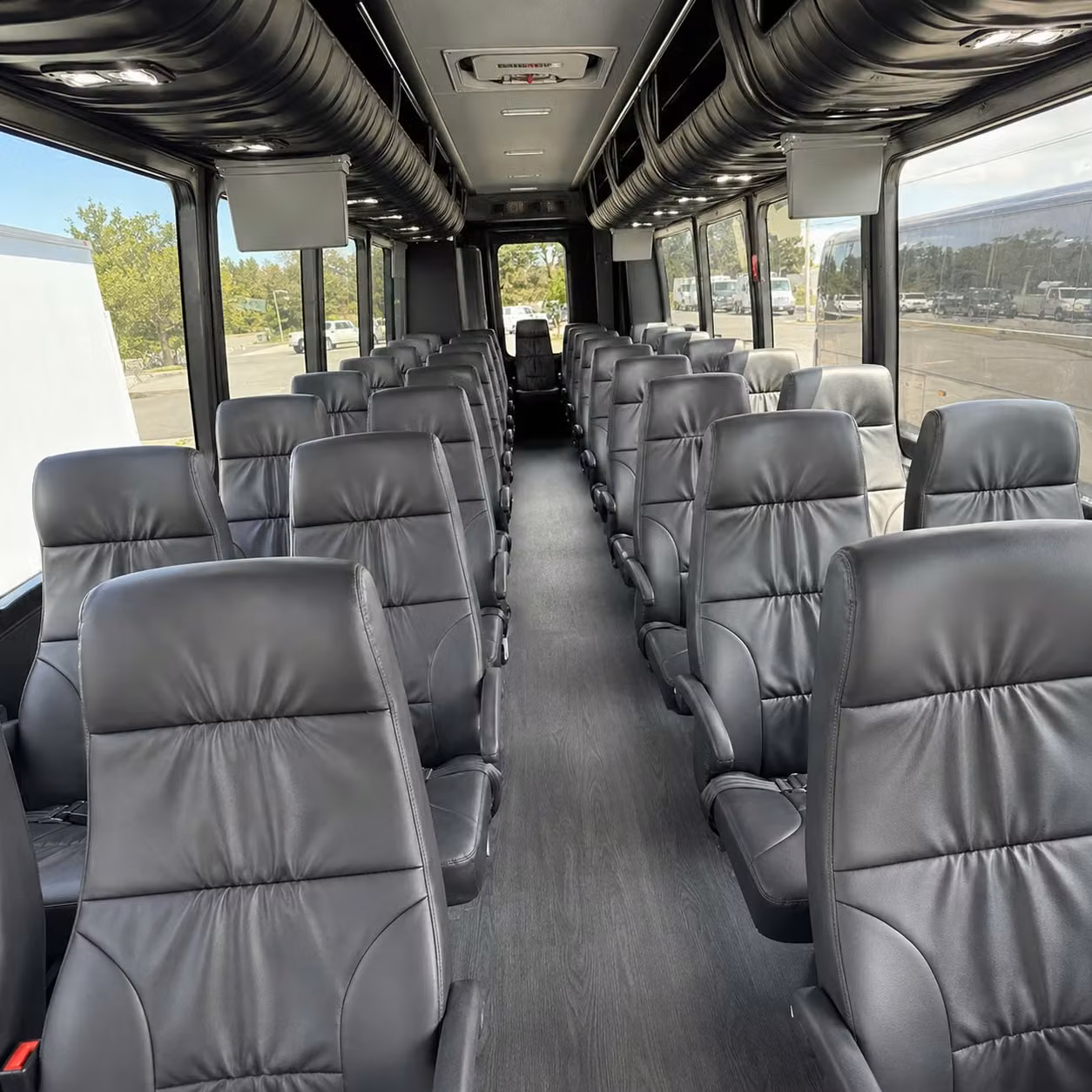 28 passenger minibus inside