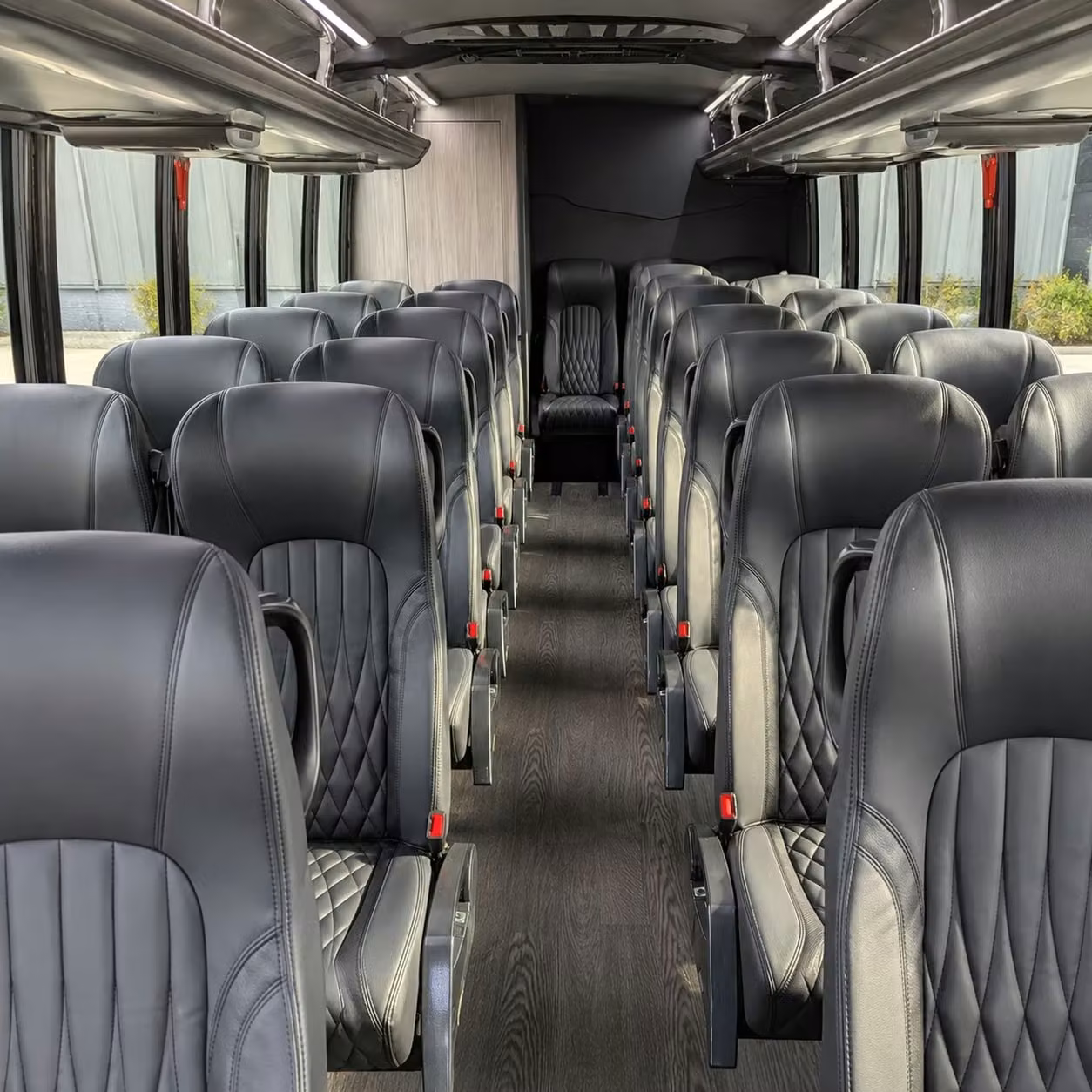28 passenger minibus interior