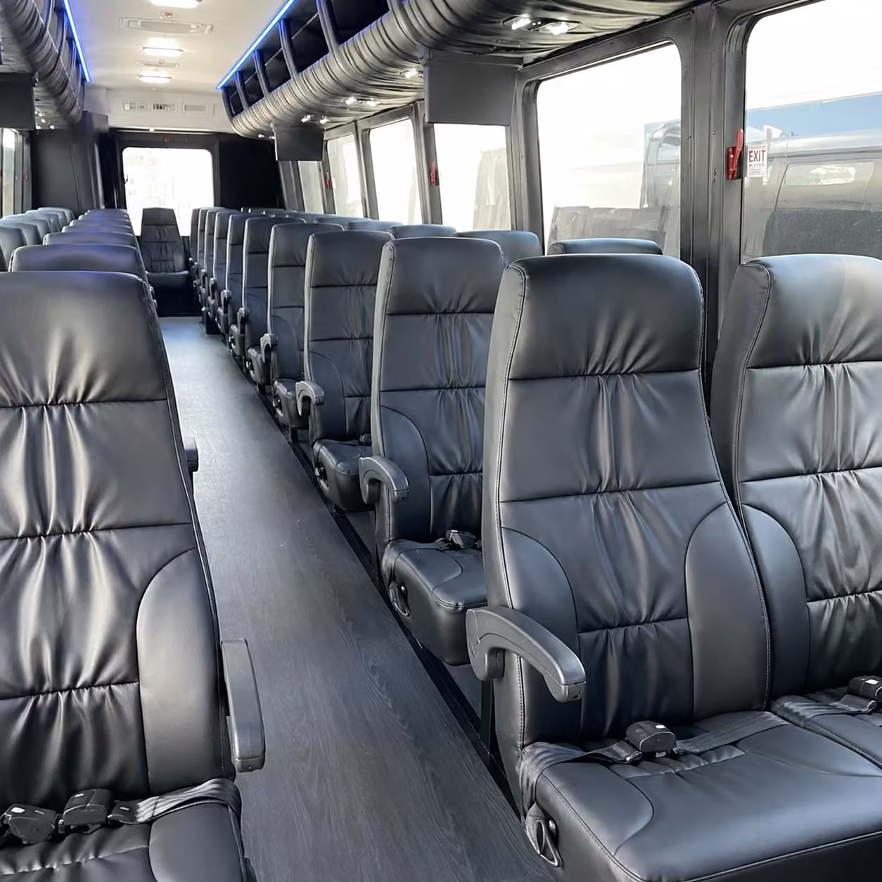 35 passenger minibus inside