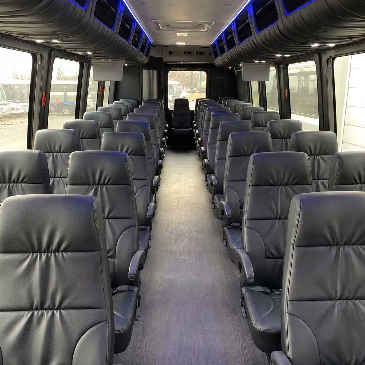 35 passenger minibus interior