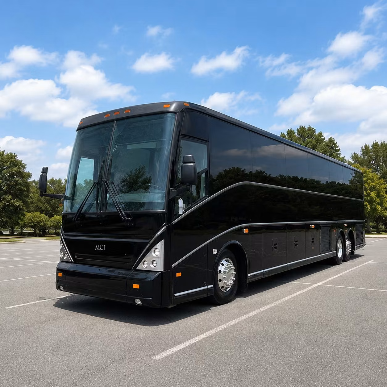 56 passenger charter bus