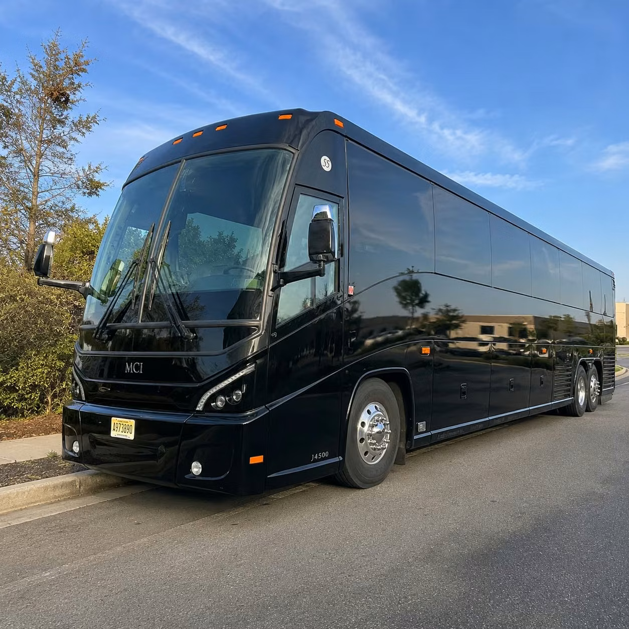 st petersburg charter bus rental exterior