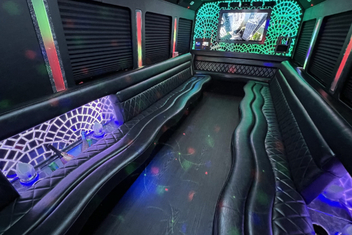 St. Petersburg Limo Bus Interior